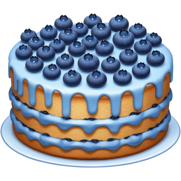 کیک بلوبری emoji