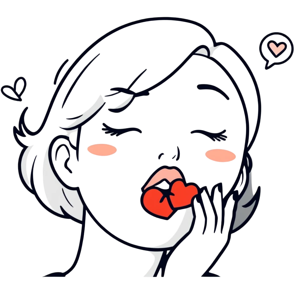 Me blowing kisses  emoji