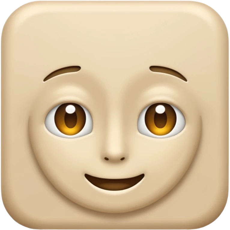 Beige aesthetic emoji