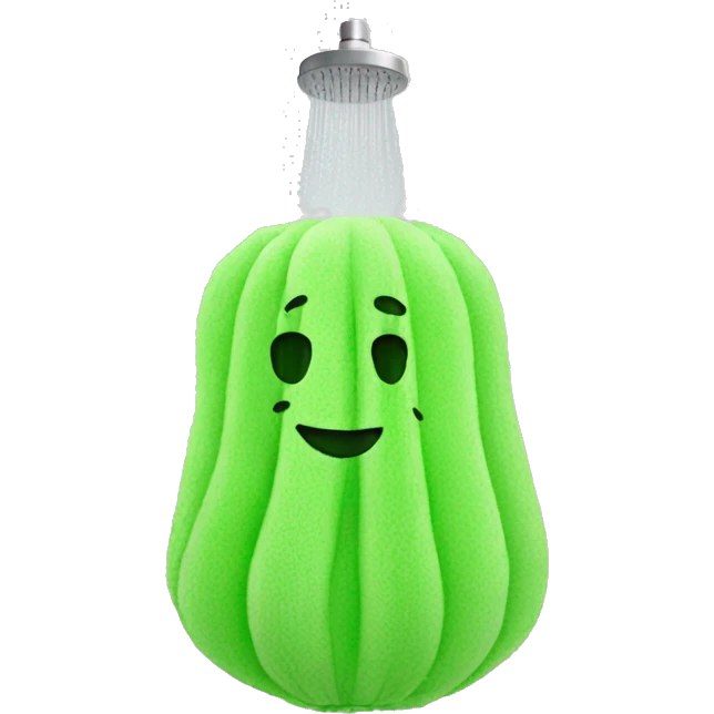 shower loofah emoji