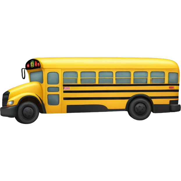 school bus emoji
