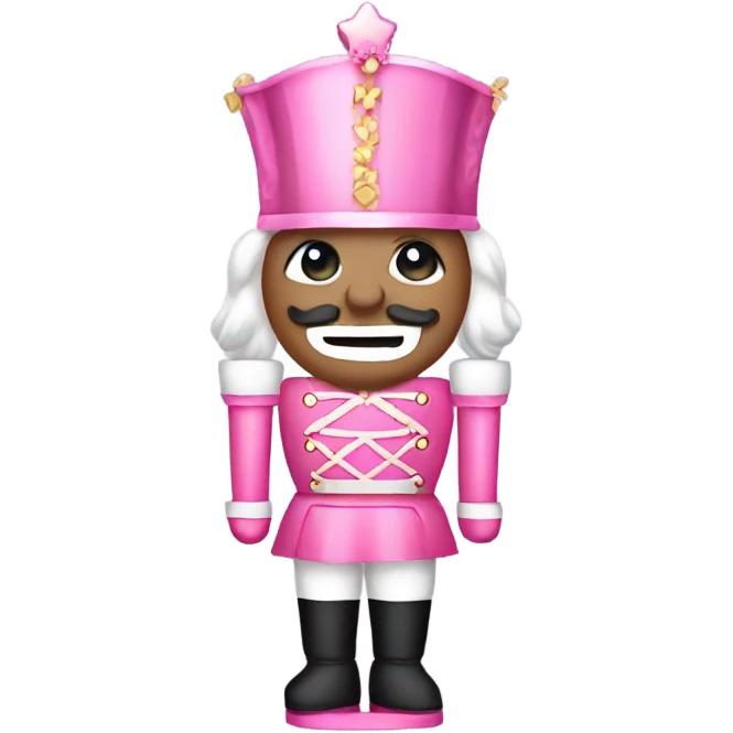 Pink nutcracker  emoji