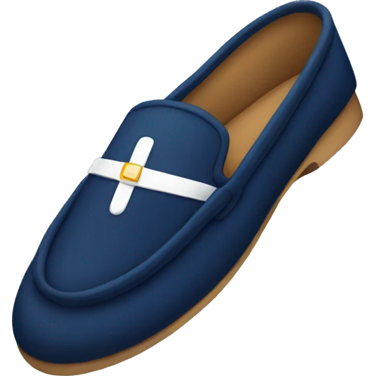 navy slipper emoji