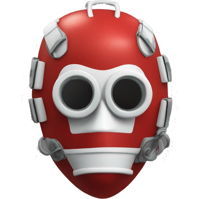 red diver mask emoji