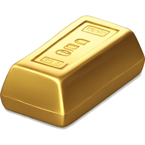 gold bar front emoji