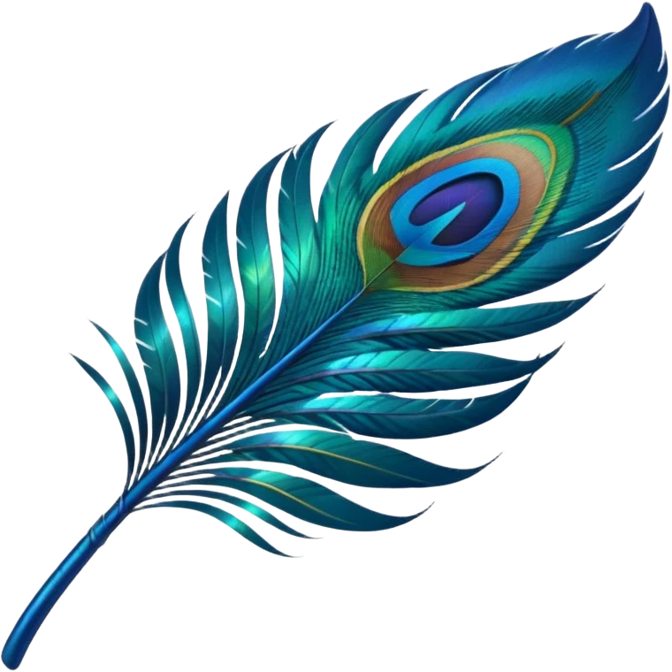 peacock feather emoji