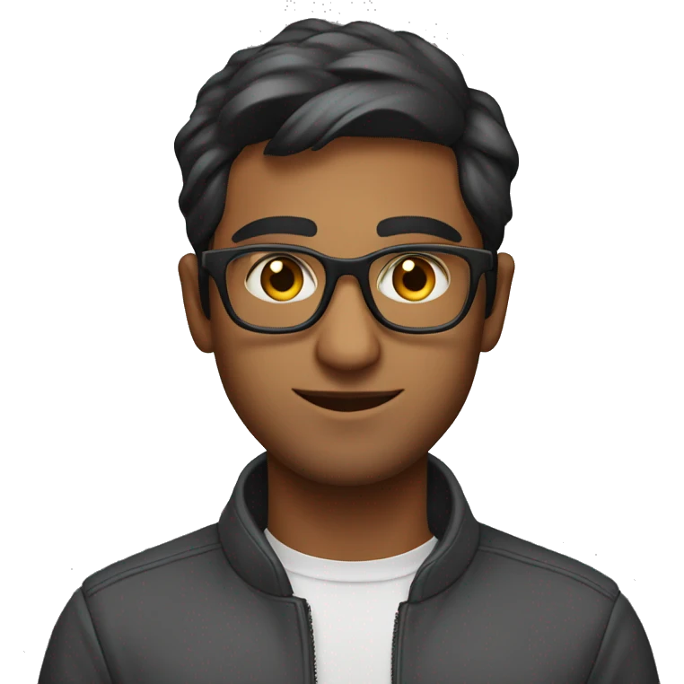 Indian guy in his 20s with specs, good looking , wheatish complexion  emoji