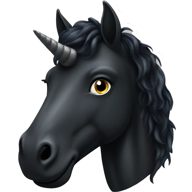 black unicorn  emoji