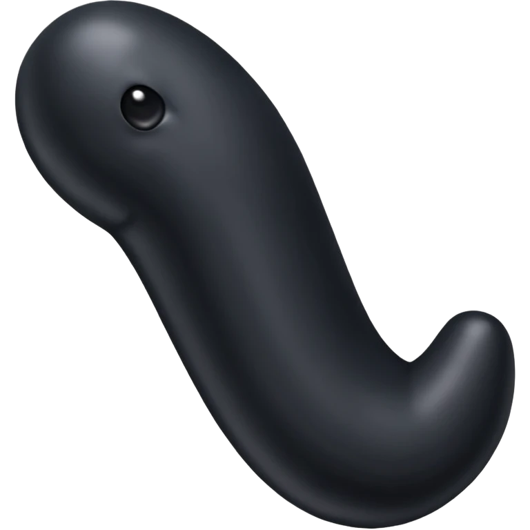 Big black penis emoji