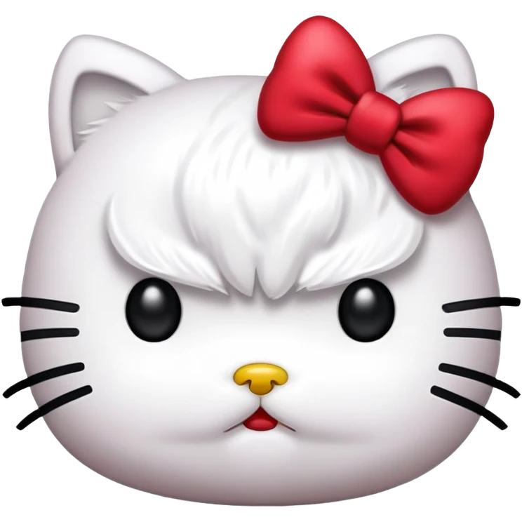 Angry hello kitty  emoji
