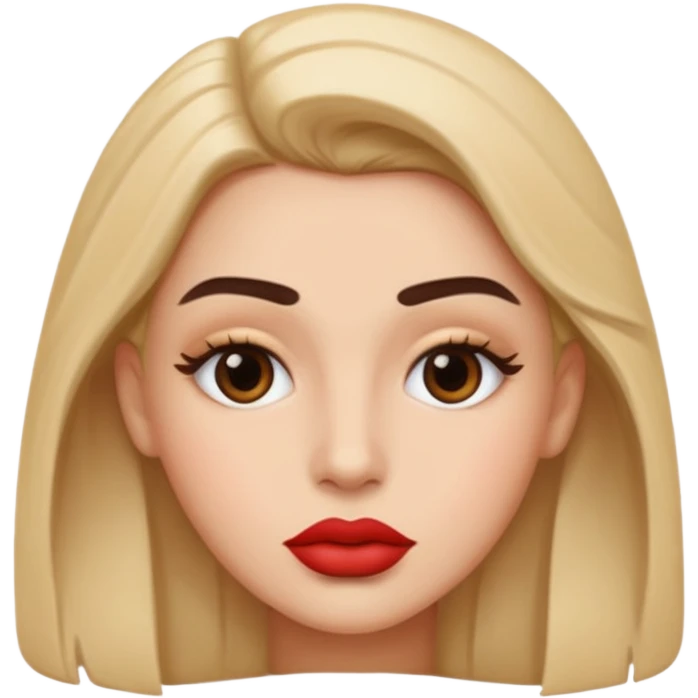 Lips brows emoji