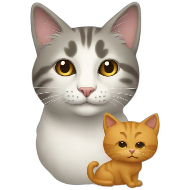 the cat and khadi emoji