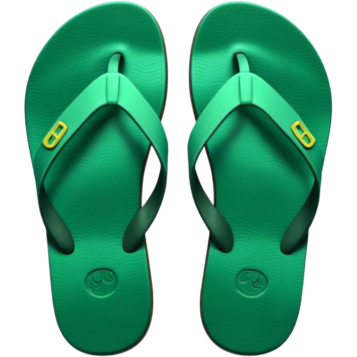 dark green chanclas emoji