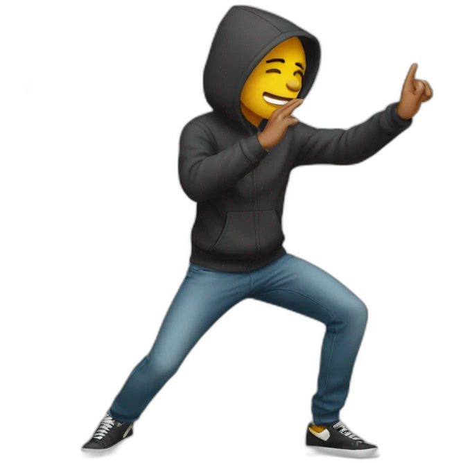 personne qui dab emoji