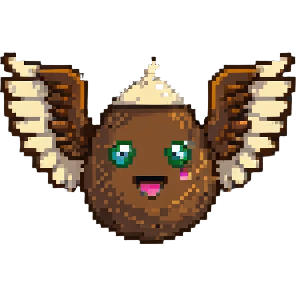 poop emoji with wings emoji
