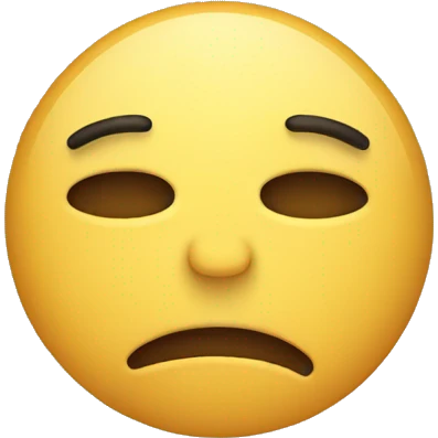 Sad smile emoji