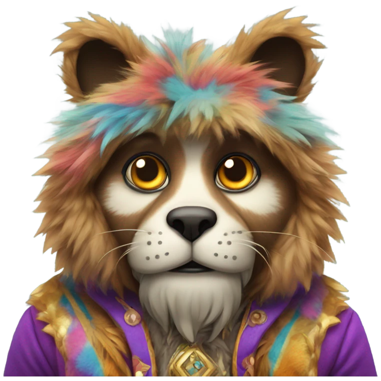 A guy in a furry suit emoji