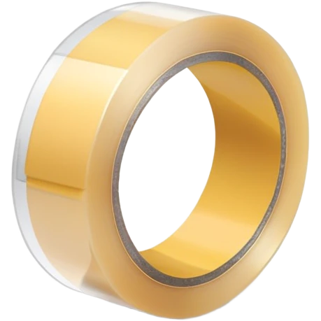 A roll of transparent scotch tape emoji