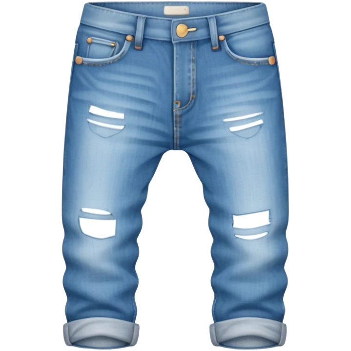 sky-blue jeans pant emoji