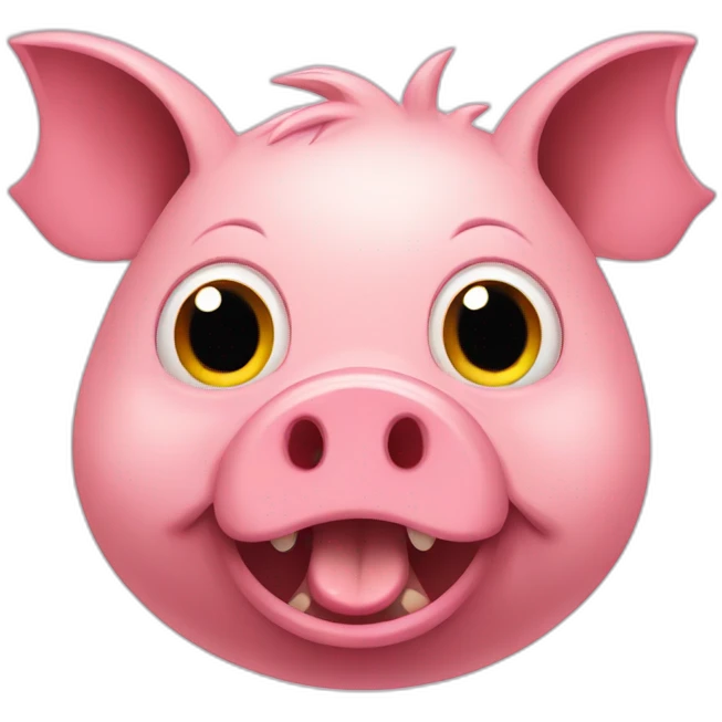 Pig win monster emoji