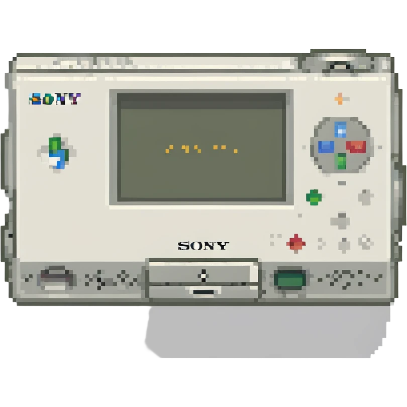 белый плеер Sony, no background emoji