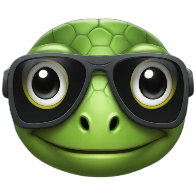 dj turtle  emoji