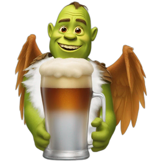 wings beer shrek emoji