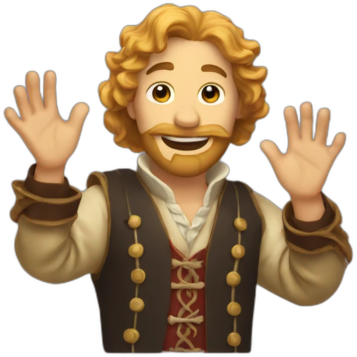 bard waving hand emoji