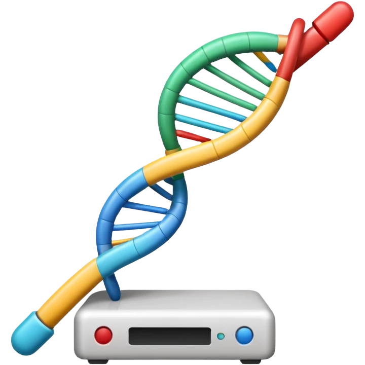 Sequenzierung der DNA emoji