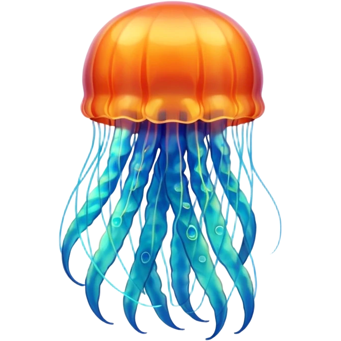 jellyfish with unique design and color but i want a simple one emoji