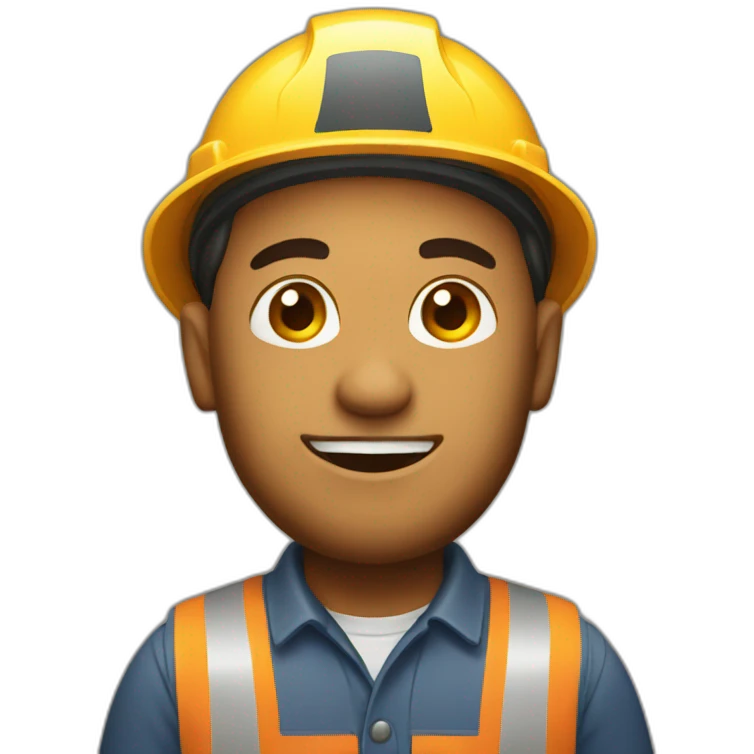 construction worker emoji
