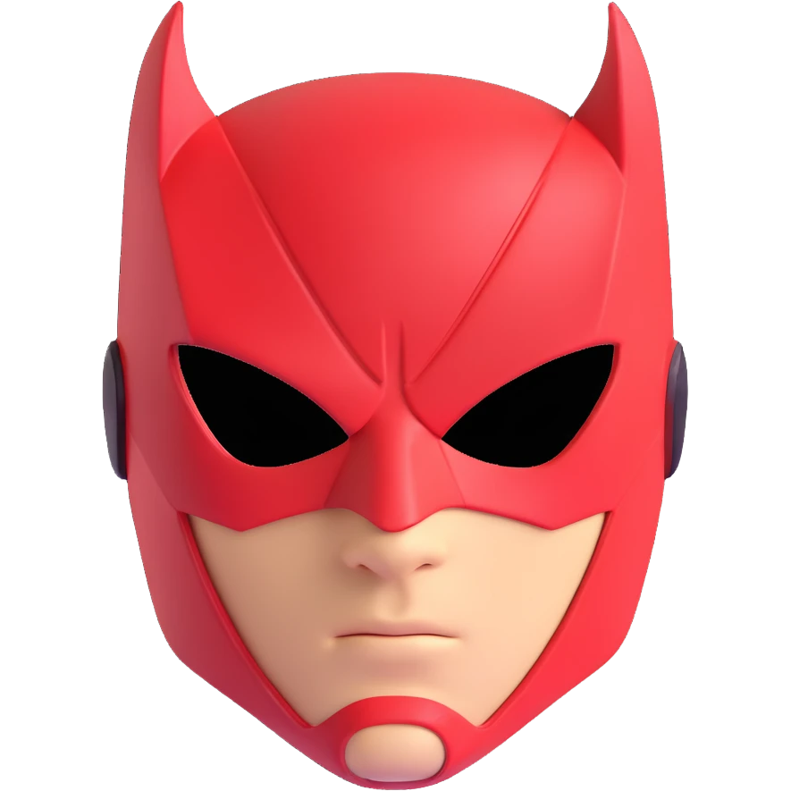 Super hero mask emoji
