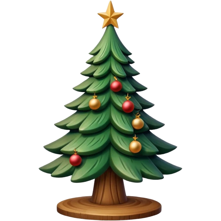 chrismas wood car emoji