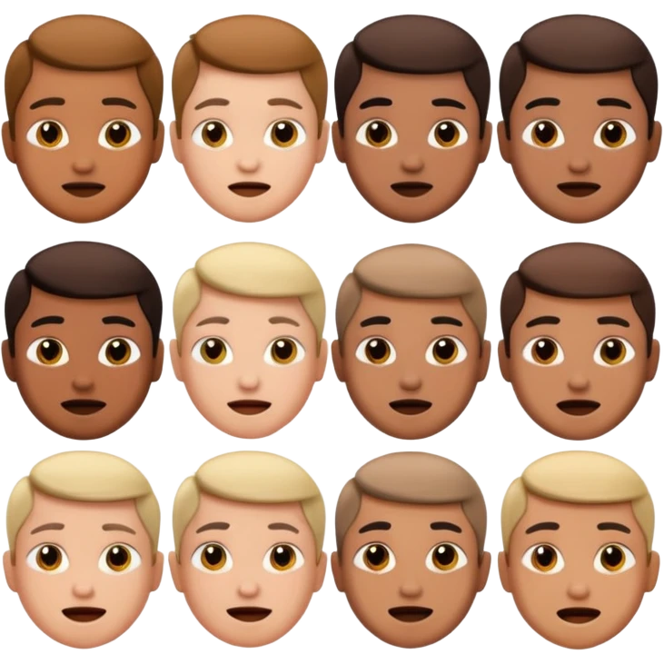 different emotions emoji
