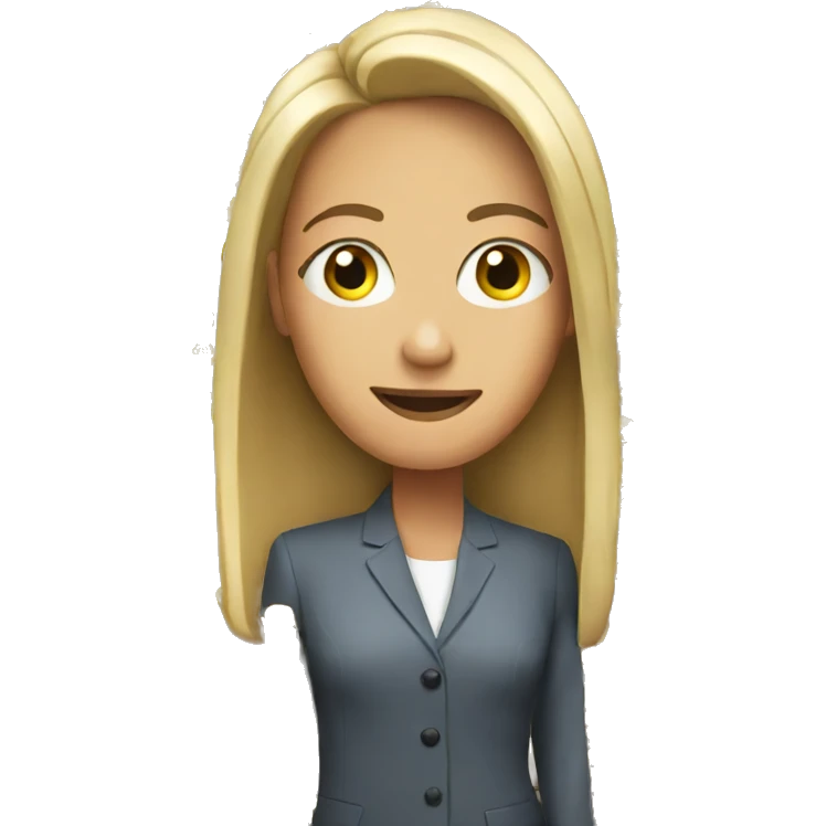 News presenter emoji