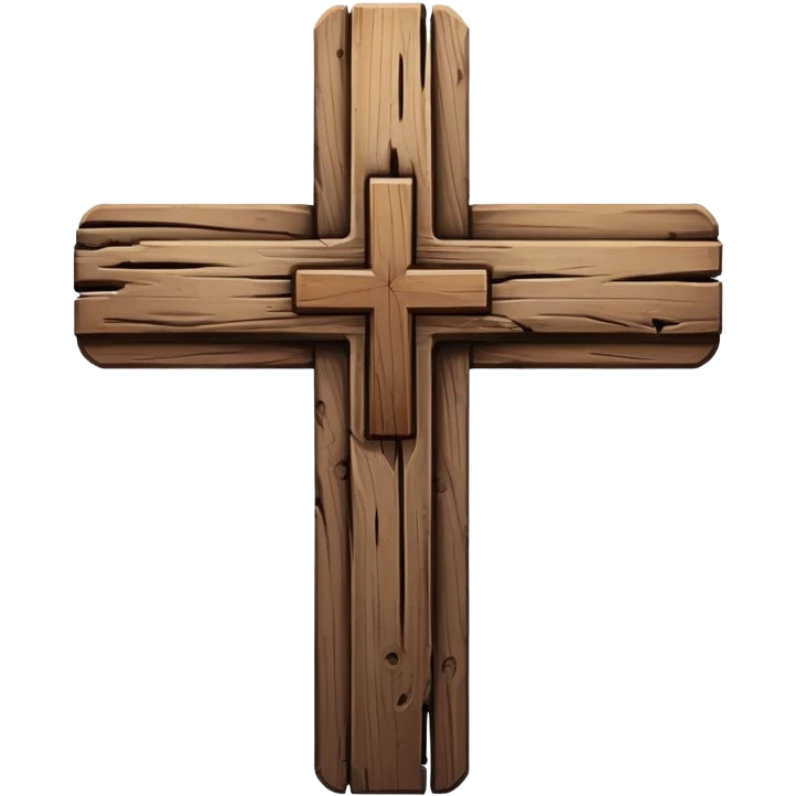 Upside down cross emoji