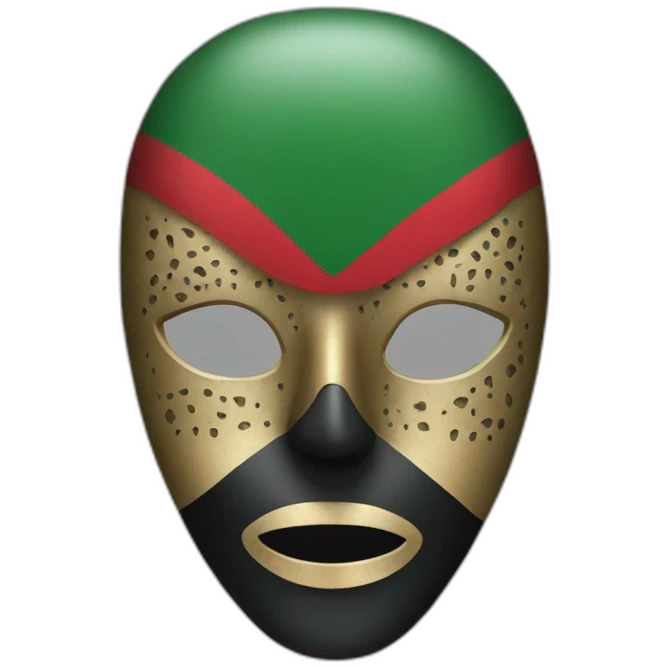 Palestinian mask emoji
