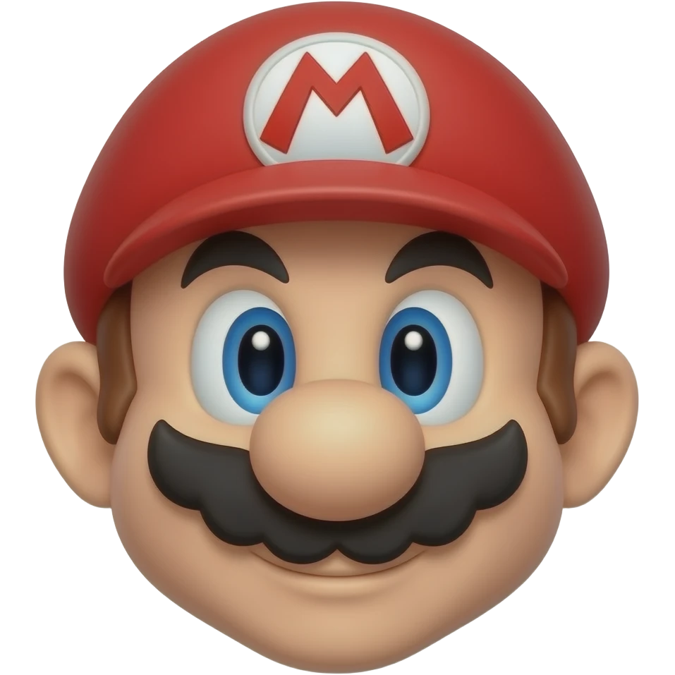 mario moustache emoji