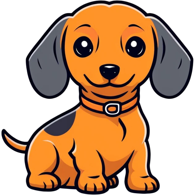 Baby dachshund  emoji