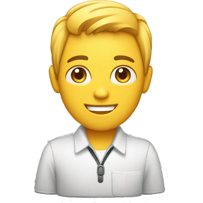 Editor working on the Mac book  emoji