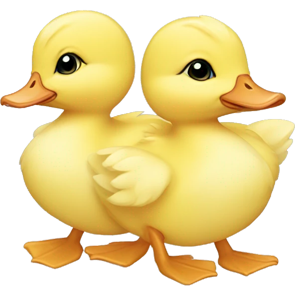 Baby ducklings  emoji