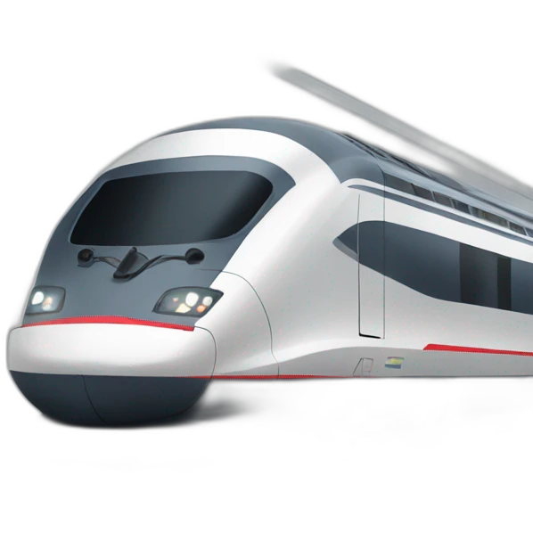 high speed train emoji
