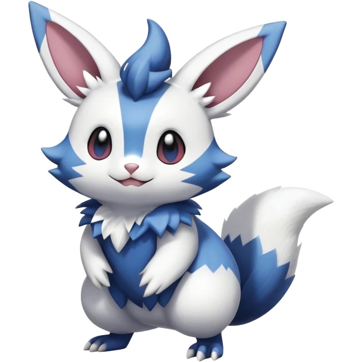 Shiny Furret-Minccino-Meowstic-Zangoose-Hybrid (Full body) emoji