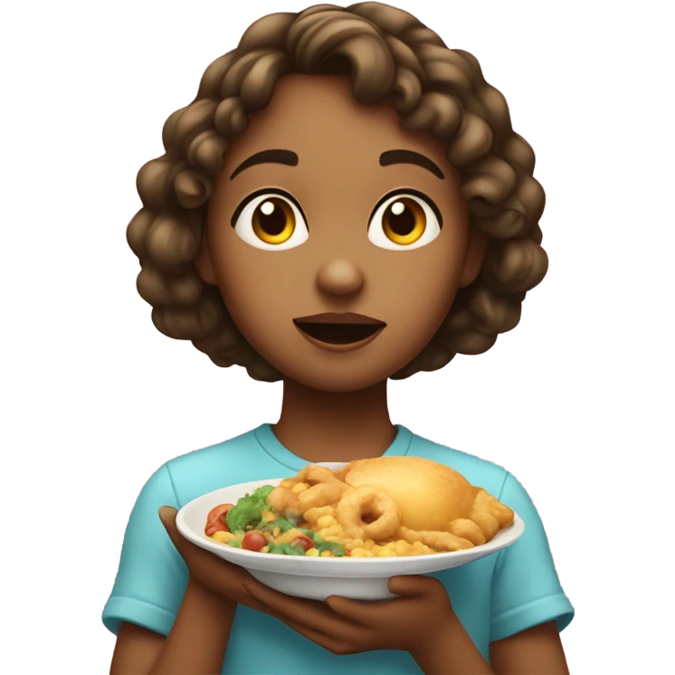 hungry girl emoji