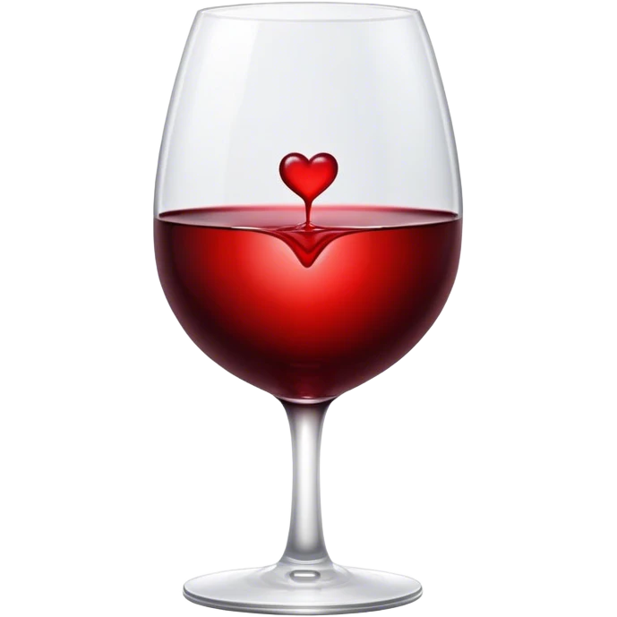 red wine heart  emoji