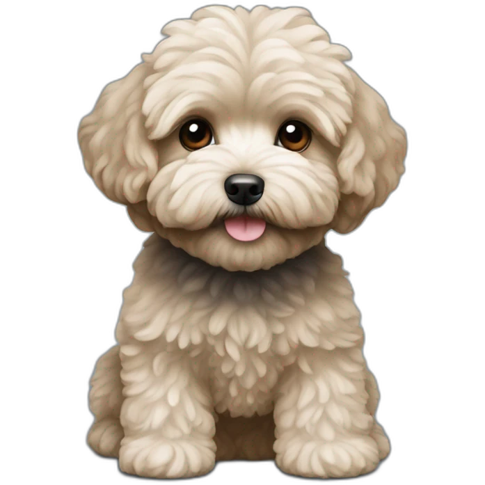maltipoo dark emoji