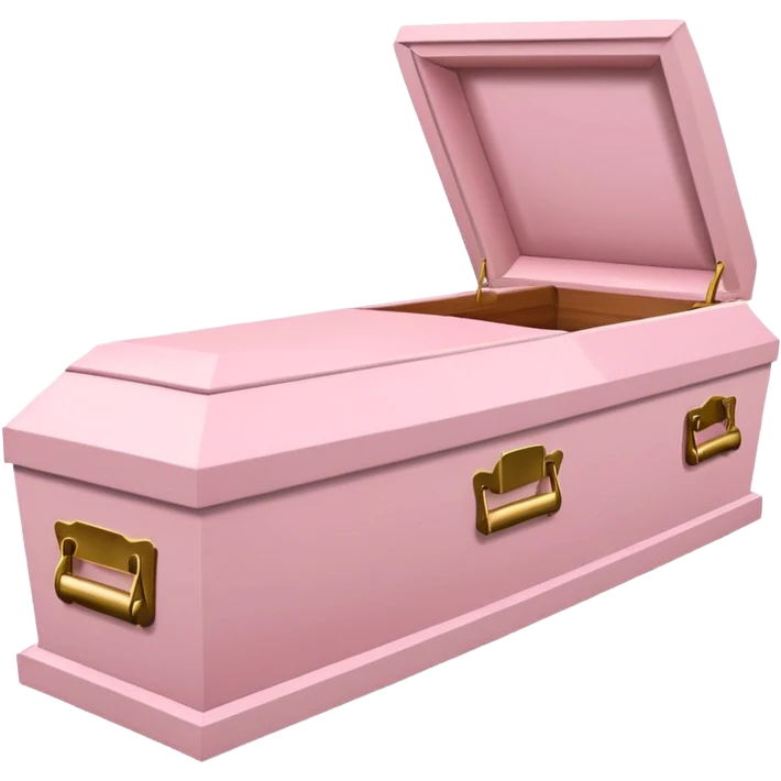 Pastel pink coffin  emoji