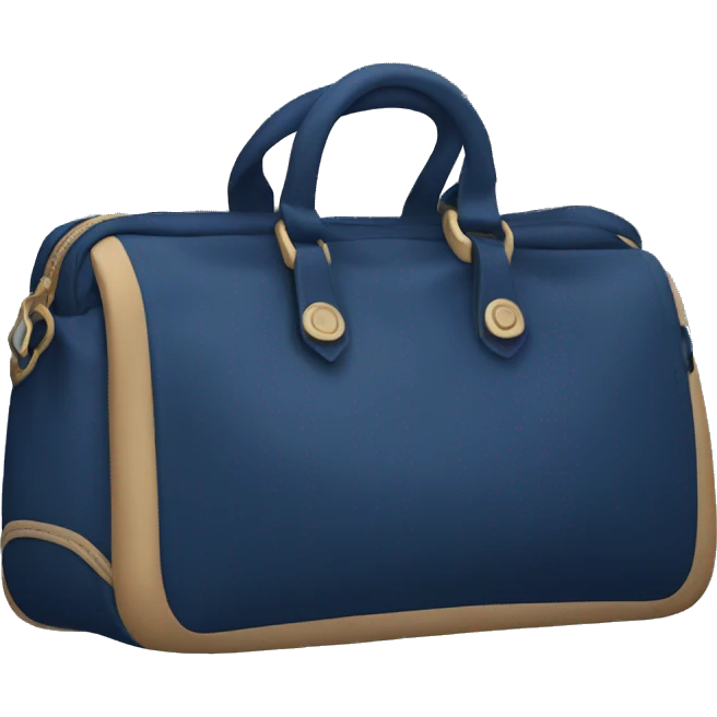 Navy blue bag  emoji