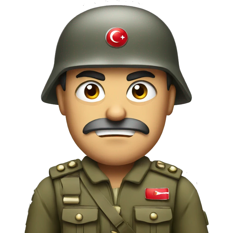 angry Turkish soldier emoji