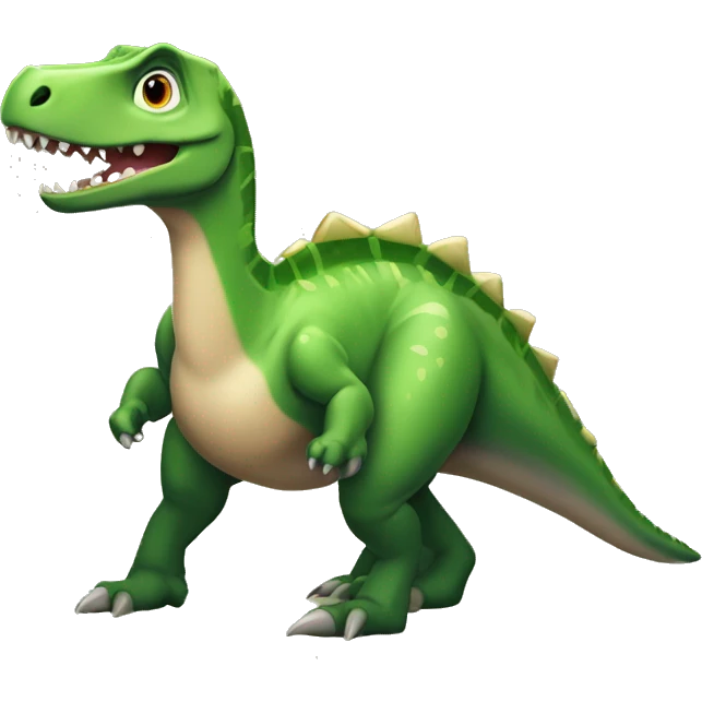 Dinosaurio navideño  emoji